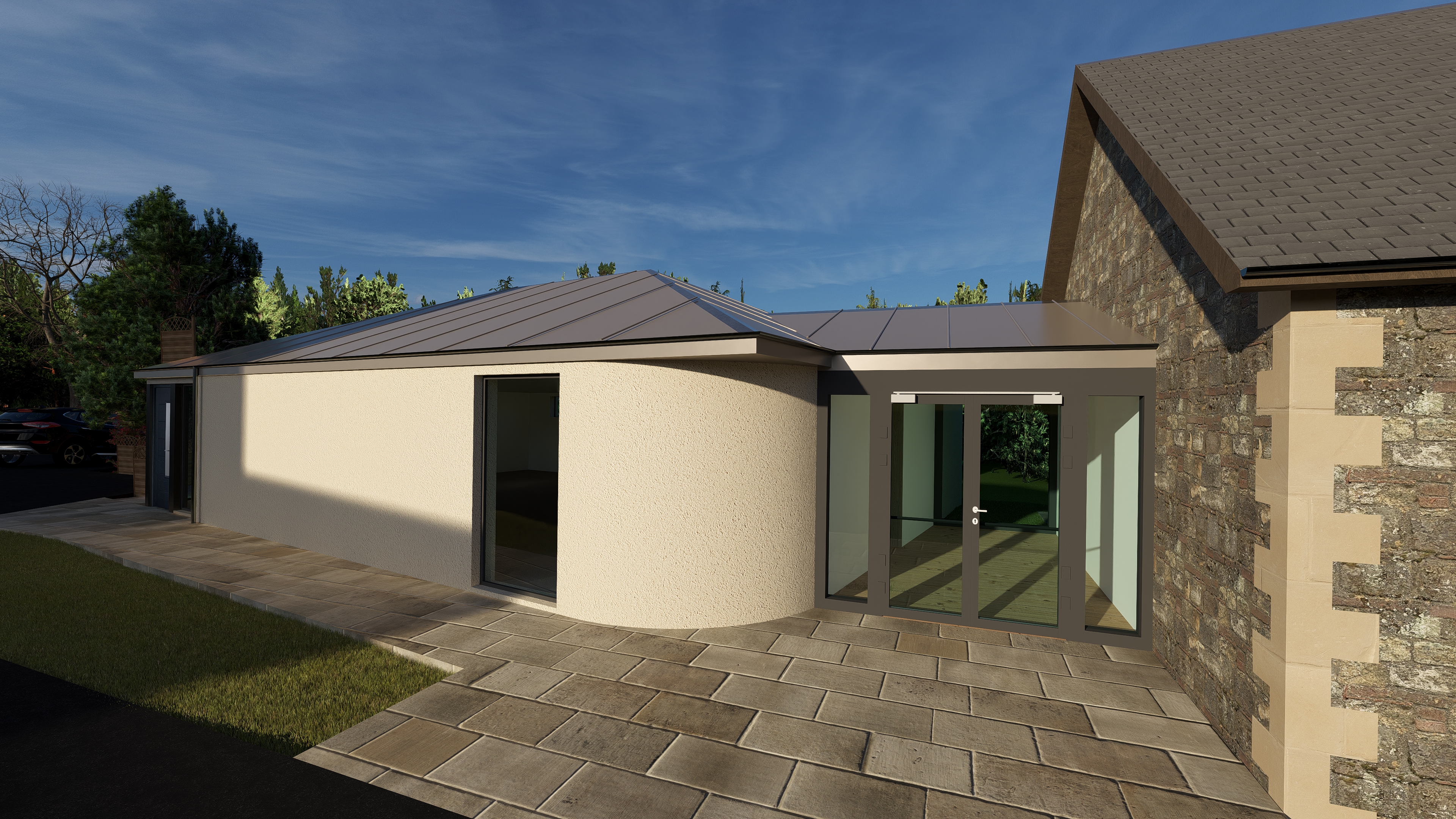 Village Hub Concept Rear View