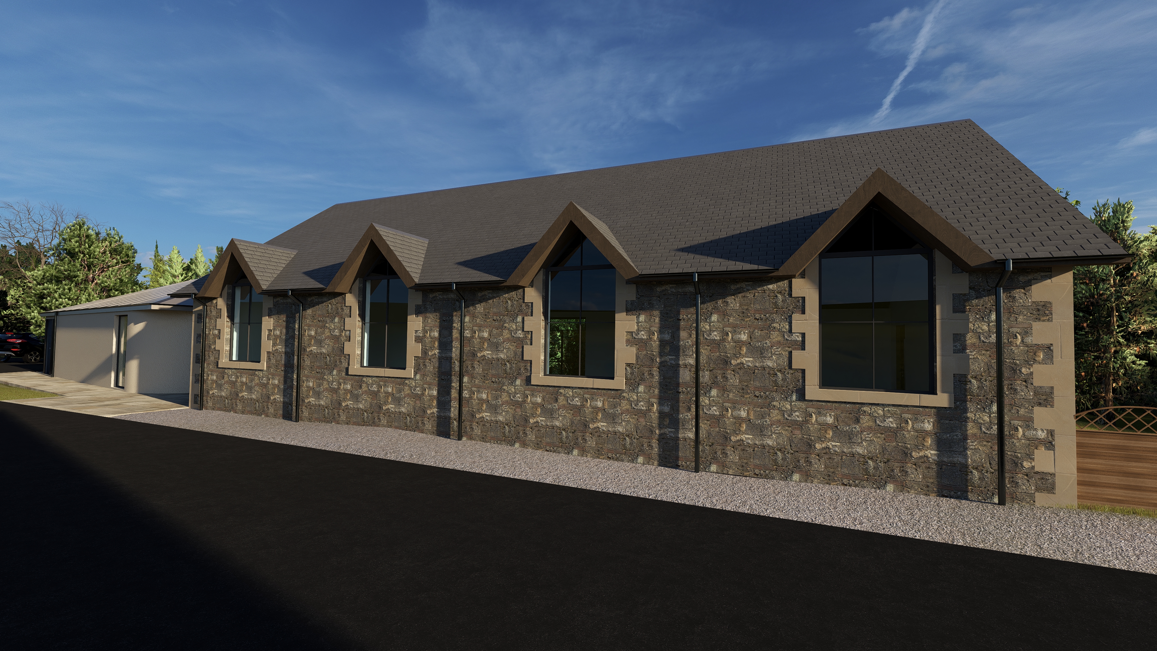 Village Hub Concept Street View